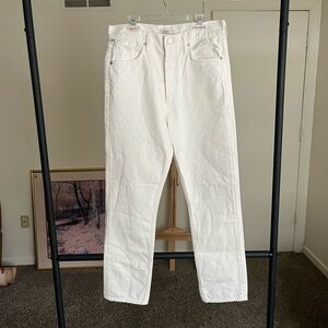 Citizens Of Humanity Cream Charlotte Jeans High-Rise